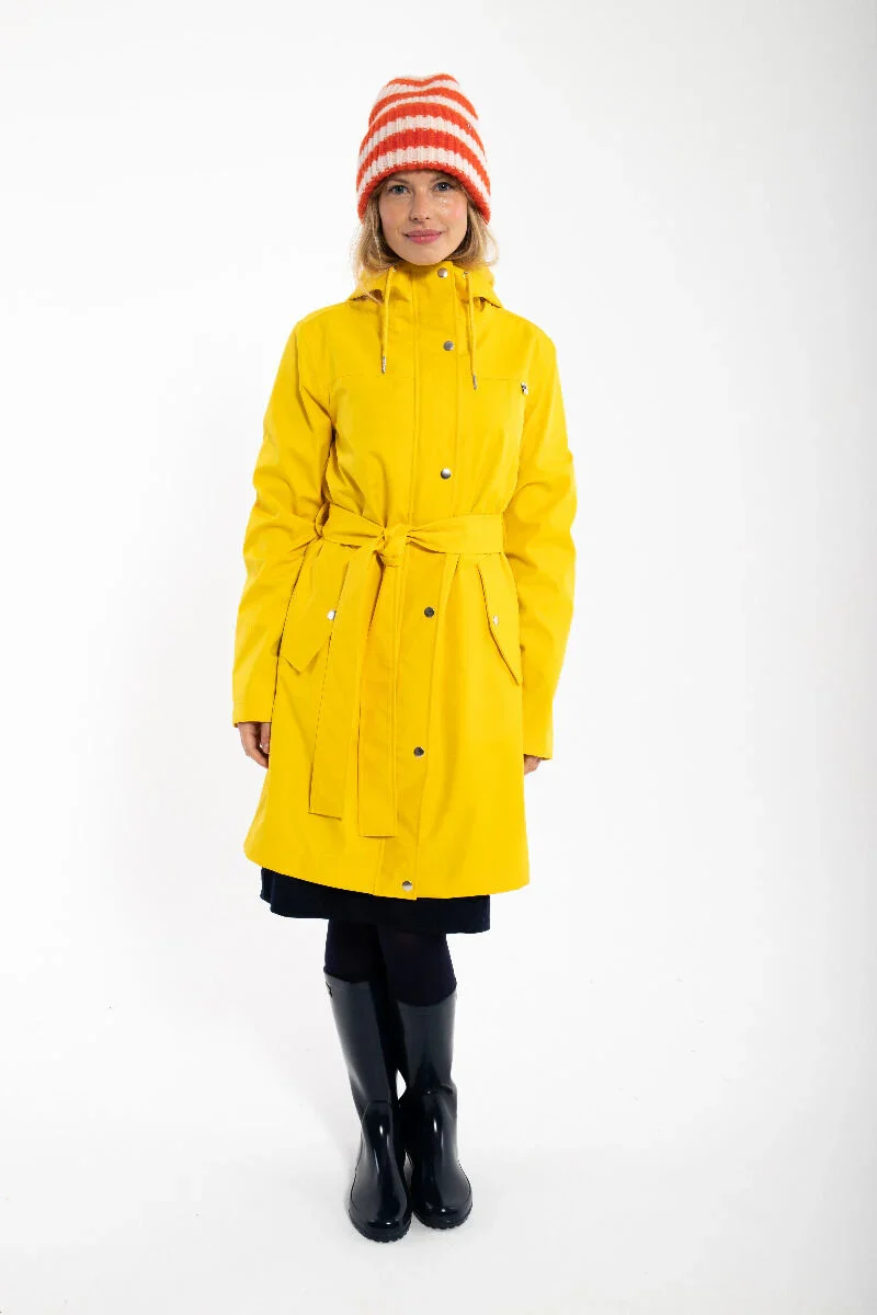 Danefae Regenjas Dames Danerainlover Dark Yellow