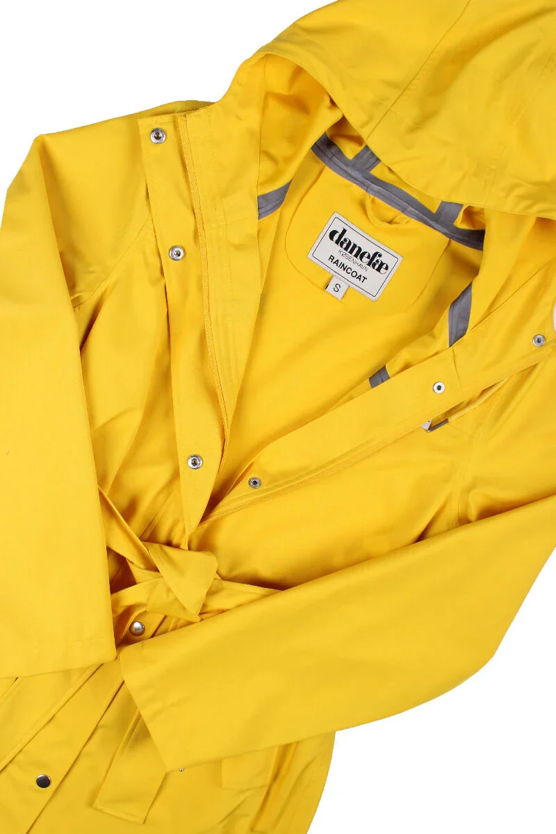 Danefae Regenjas Dames Danerainlover Dark Yellow