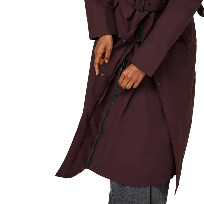 Happy Rainy Days Extra Lange Regenjas Montreal Burgandy Rood
