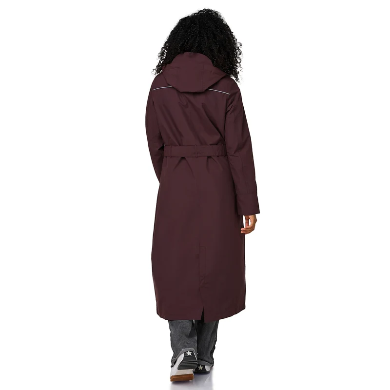 Happy Rainy Days Extra Lange Regenjas Montreal Burgandy Rood