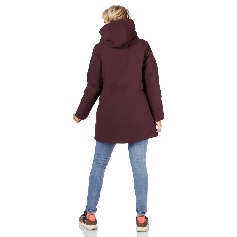 Happy Rainy Days Winterjas Dames Chicago Burgandy *Laatste maten XL en XXL*