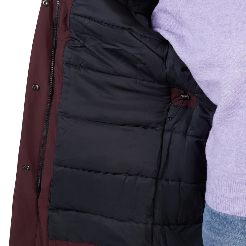 Happy Rainy Days Winterjas Dames Chicago Burgandy *Laatste maten XL en XXL*