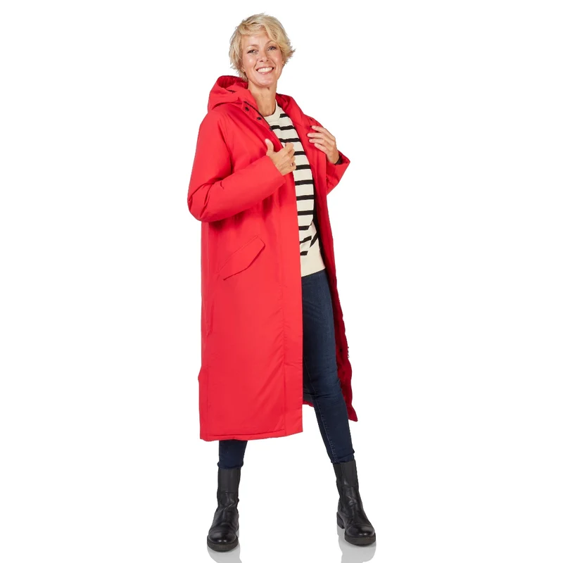 Happy Rainy Days Winter Regenjas Dames Vancouver Rood