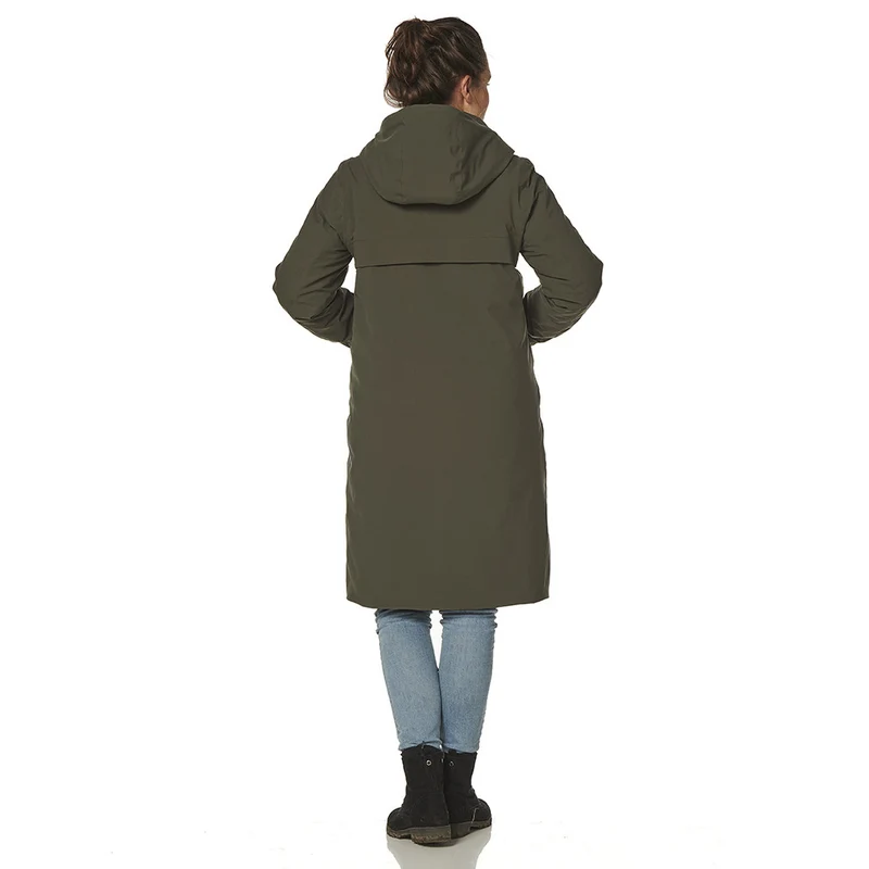 Happy Rainy Days Winterjas Dames Boston Groen *Laatste maat XXXL*