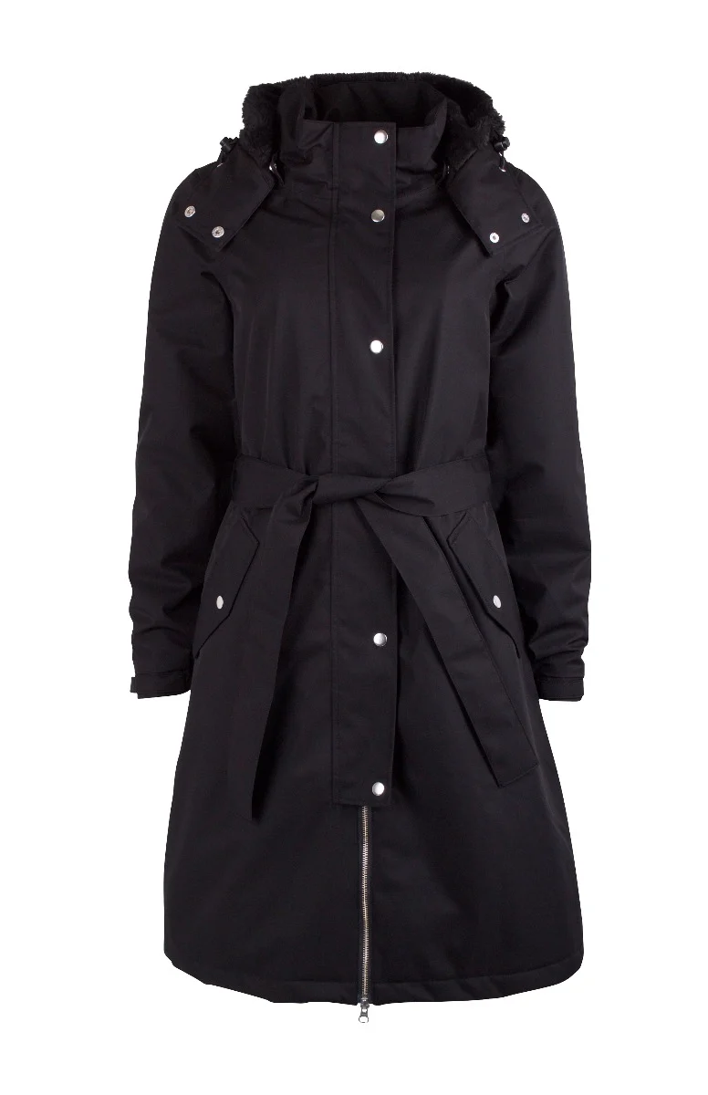 Danefae Winter Regenjas Dames Bornholm Zwart
