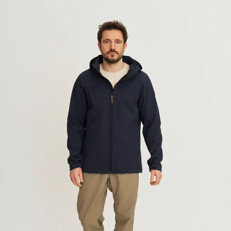 Mikkel Herren - Softshell-Jacke - Wasserdicht - Navy