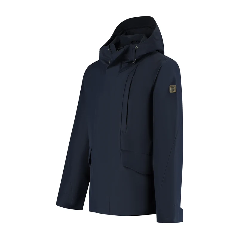 Lefi Herren - Hardshell-Jacke - Wasserdicht - Navy