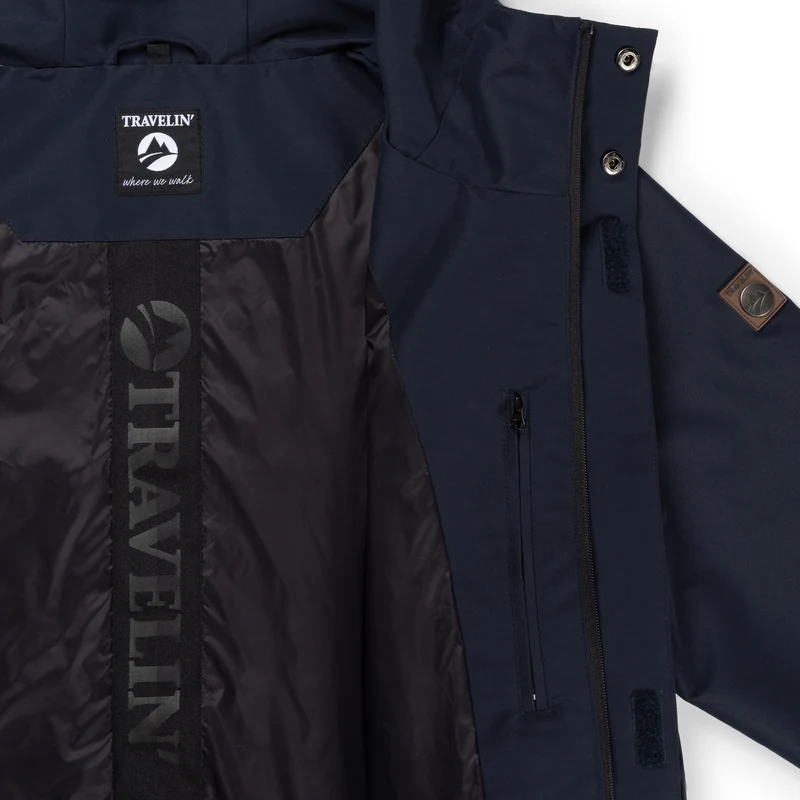 Lefi Herren - Hardshell-Jacke - Wasserdicht - Navy