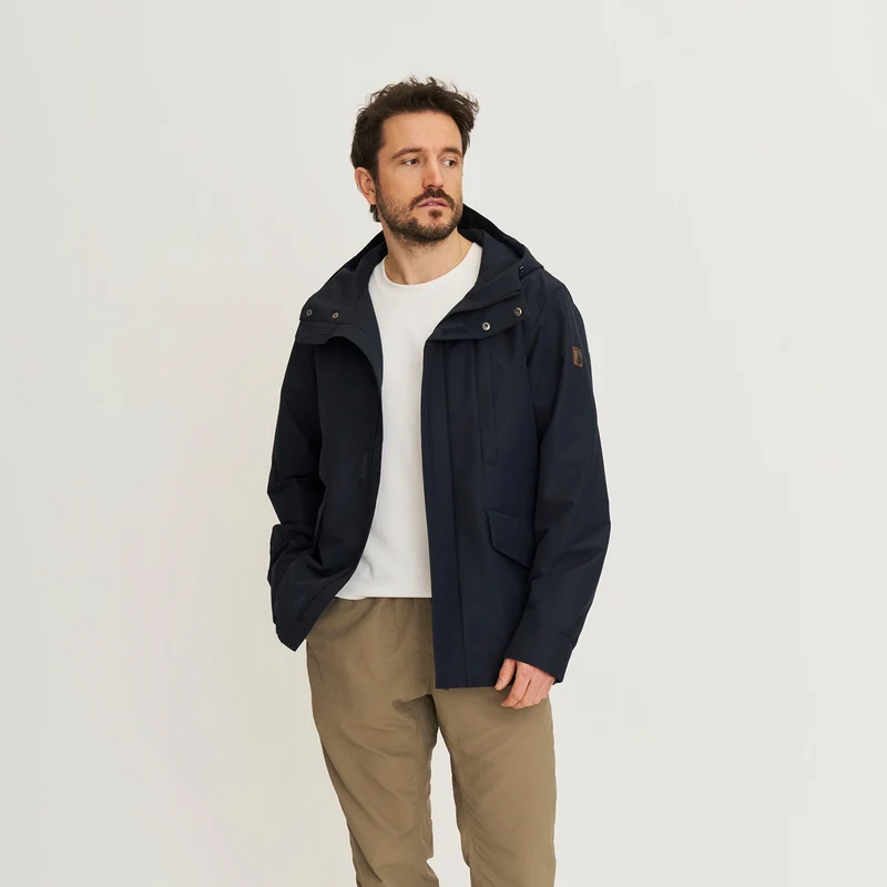 Lefi Herren - Hardshell-Jacke - Wasserdicht - Navy