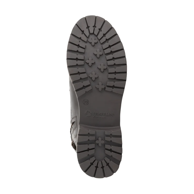 Kafjord Damen - Schnürboots - Wolle gefüttert - Braun