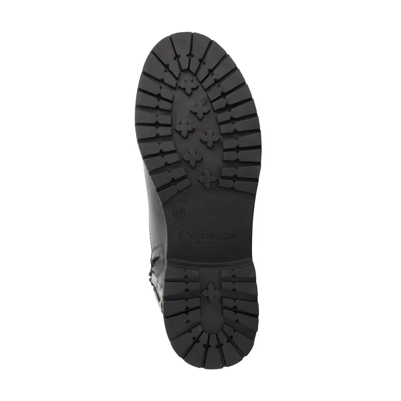 Kafjord Damen - Schnürboots - Wolle gefüttert - Schwarz