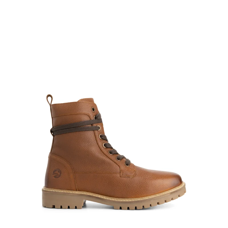 Trongsberg Herren - Schnürboots - Wolle gefüttert - Cognac