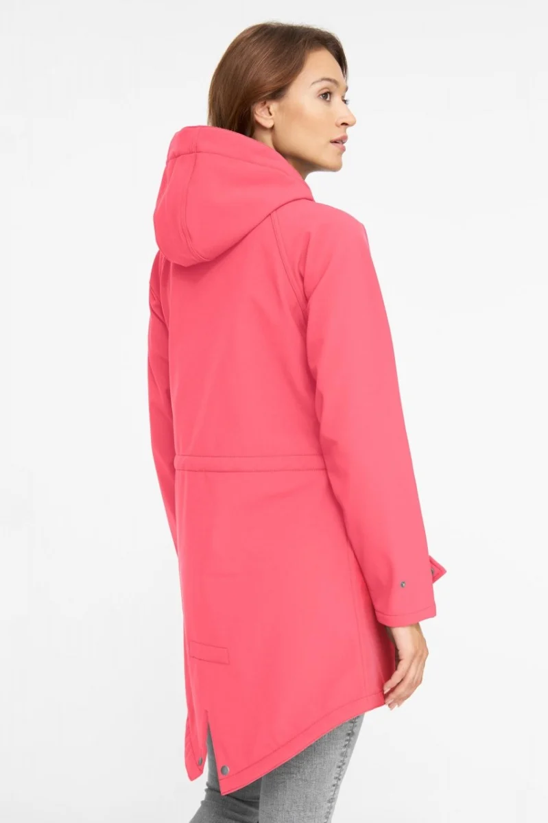 Derbe Softshell Regenjas Dames Roze Island Friese *LAATSTE maat 34*