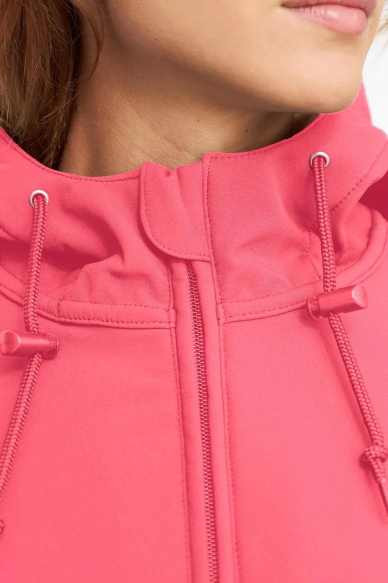 Derbe Softshell Regenjas Dames Roze Island Friese *LAATSTE maat 34*