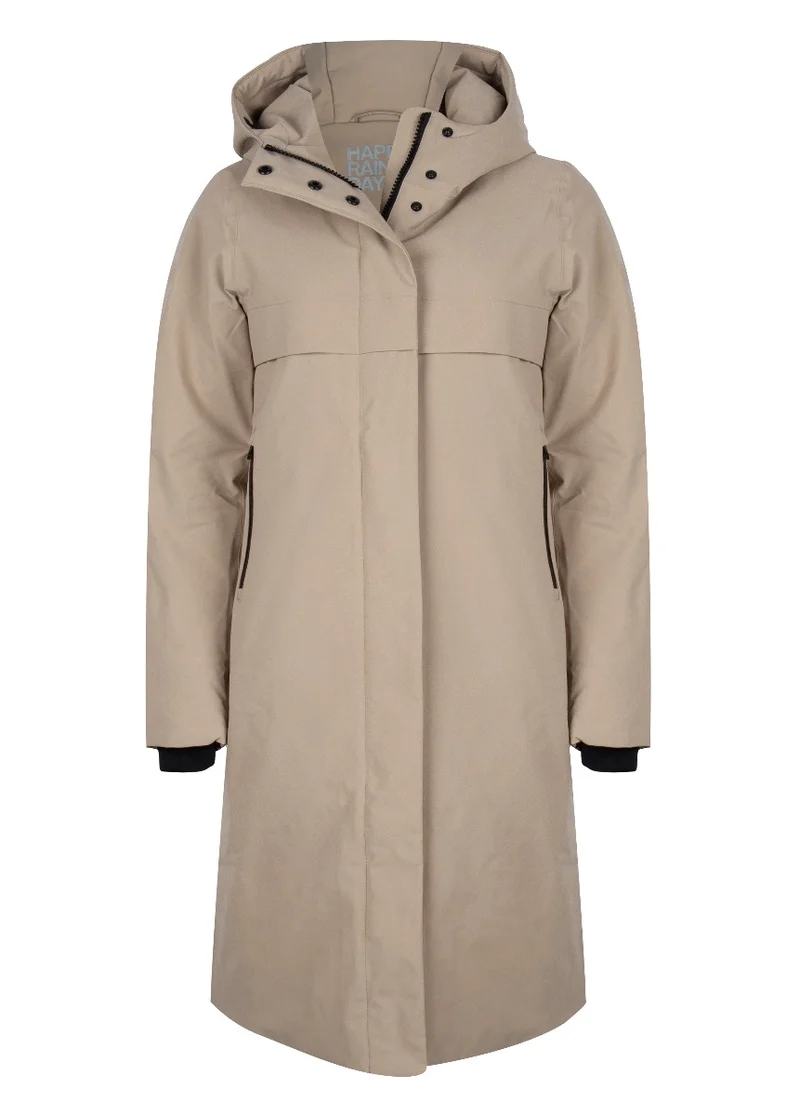 Happy Rainy Days Winterjas Dames Boston Beige *Laatste maat XXXL*