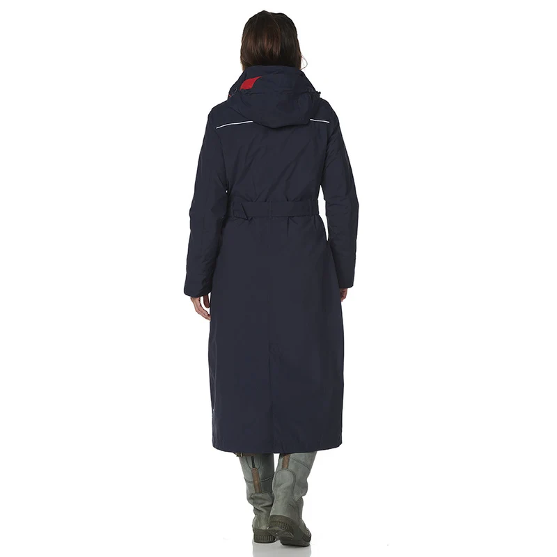 Happy Rainy Days Extra Lange Regenjas Montreal Blauw/Rood