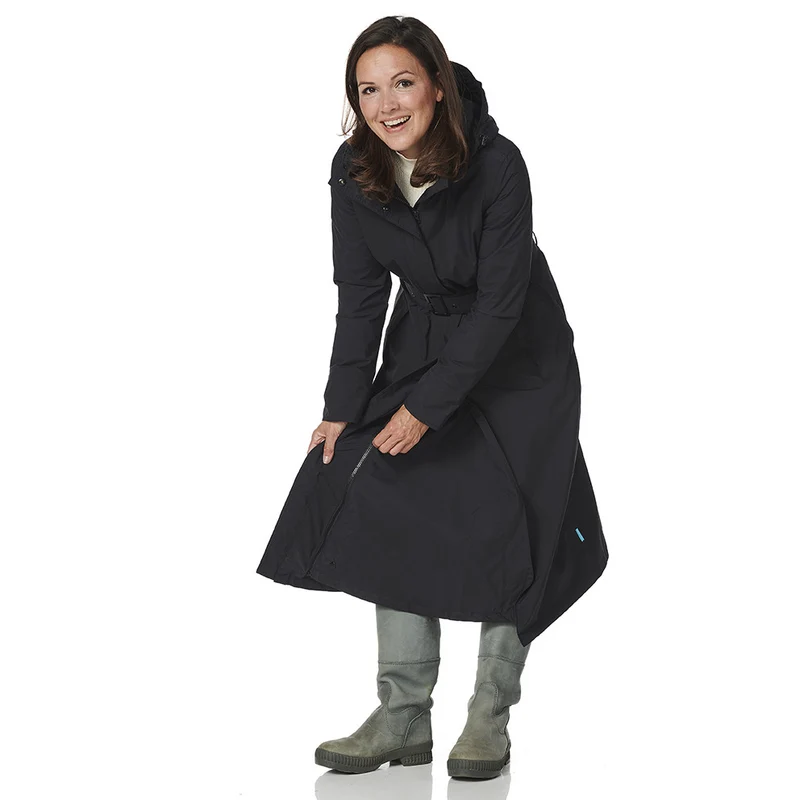 Happy Rainy Days Extra Lange Regenjas Montreal Zwart
