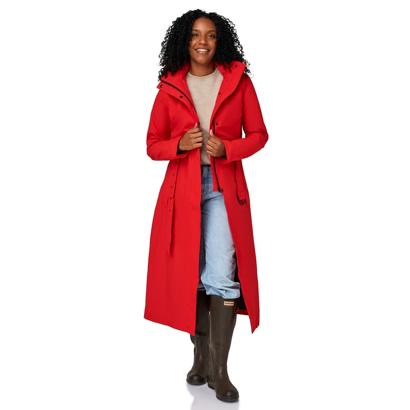 Happy Rainy Days Extra Lange Regenjas Montreal Rood