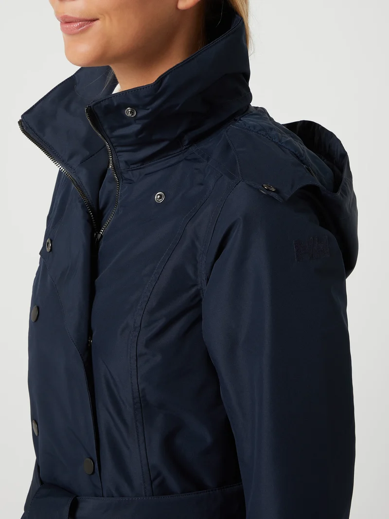 Helly Hansen Trenchcoat Gewatteerd Dames Welsey Blauw *Laatste maat XS*