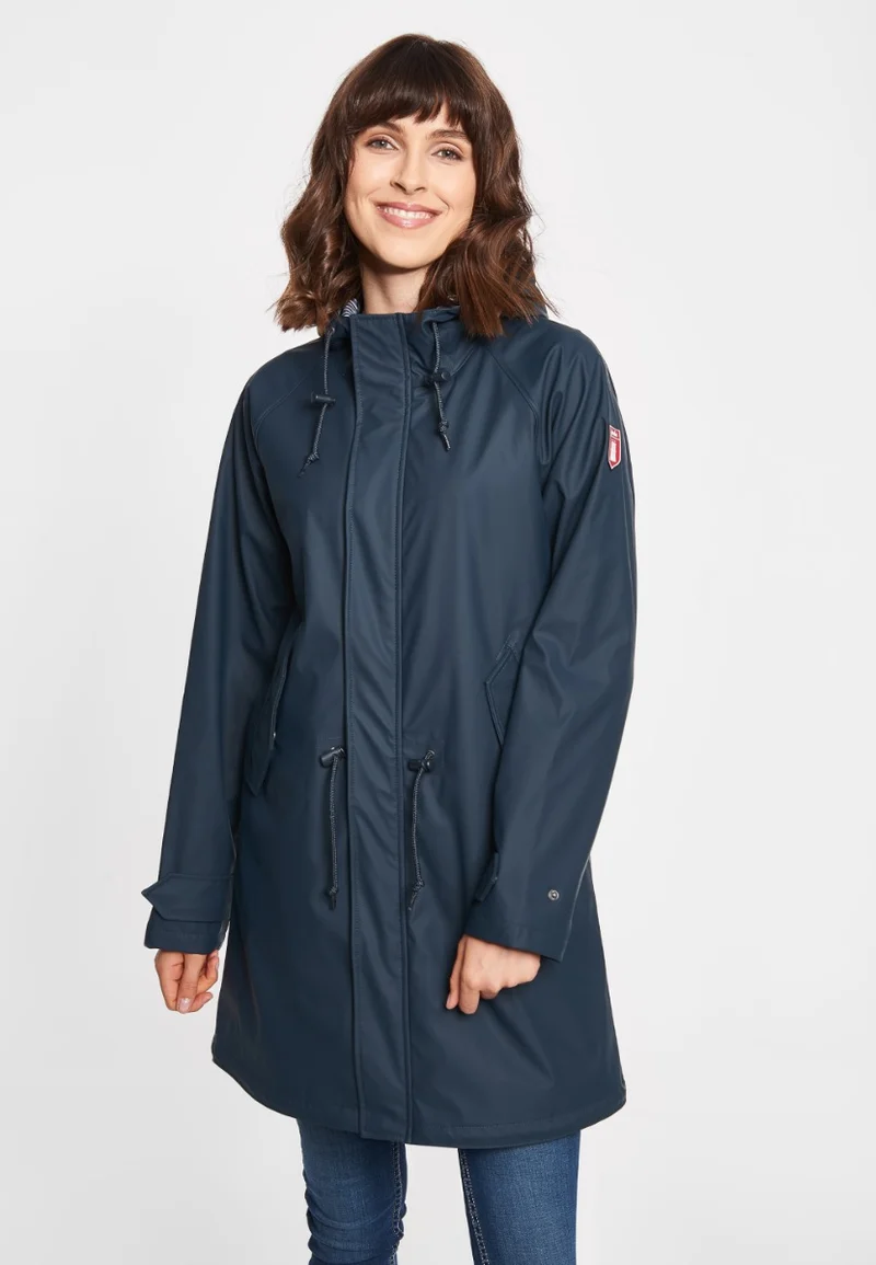 Derbe Regenjas Traveby Friese Fisher Dames Navy