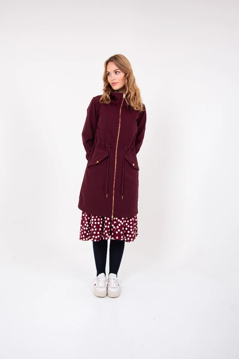 Danefae Softshell Regenjas Dames Bordeaux Marianne laatste maat XS