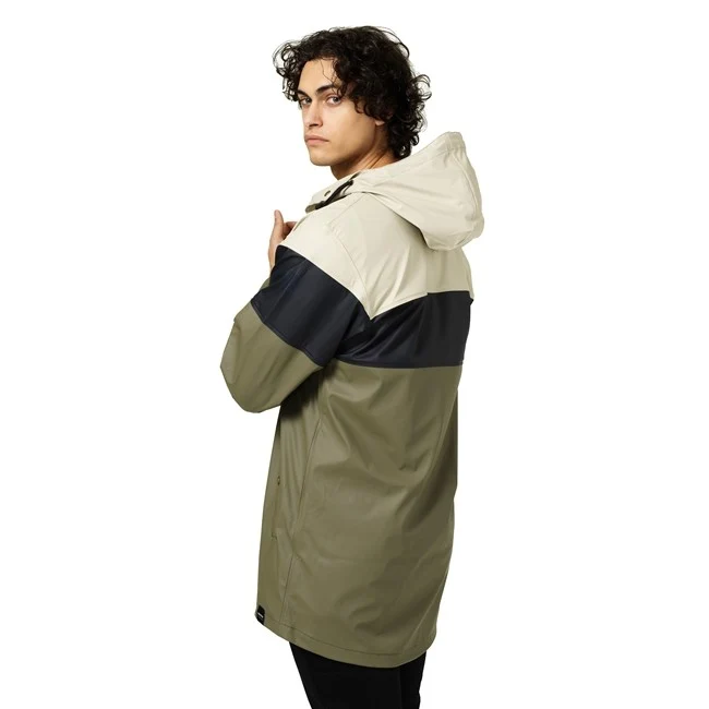 Tretorn Regenjas Zand / Zwart / Groen Wings Eco *Laatste maten XXS en XS*