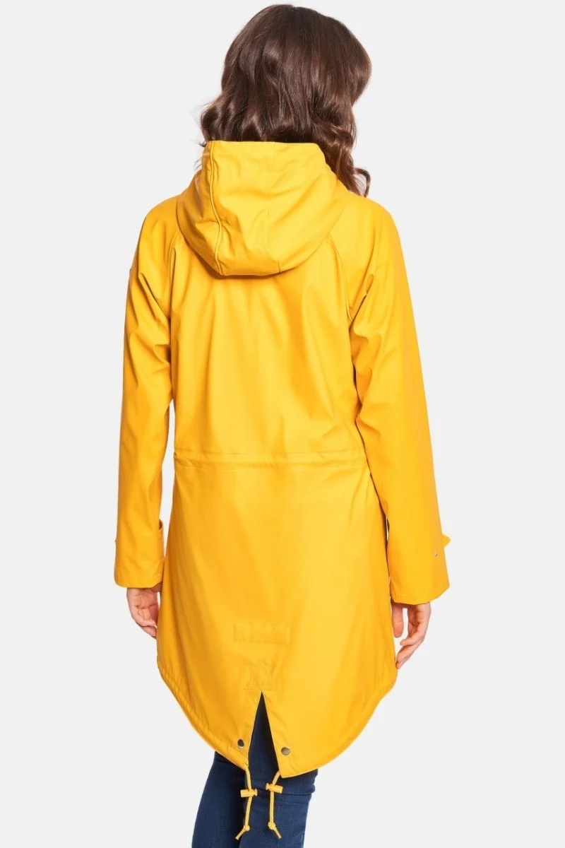 Derbe Regenjas Dames Traveby Friese Fisher Geel