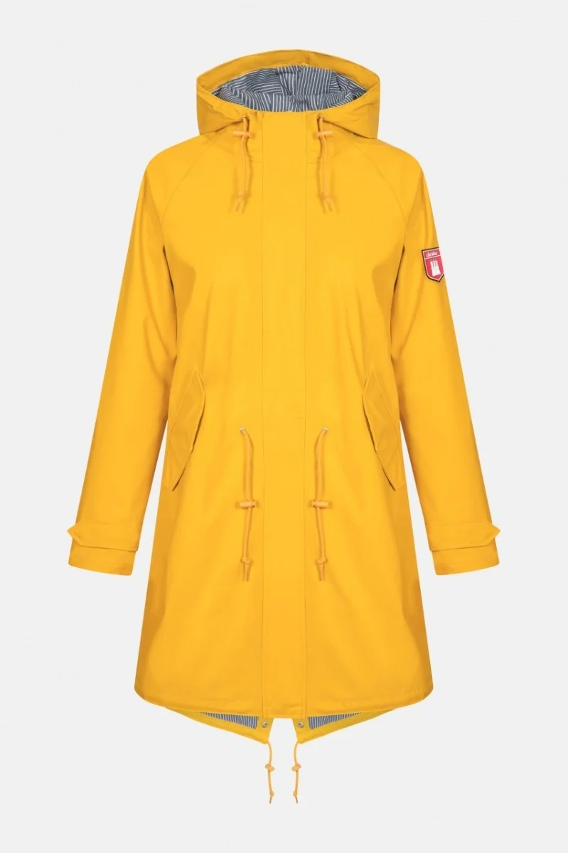 Derbe Regenjas Dames Traveby Friese Fisher Geel