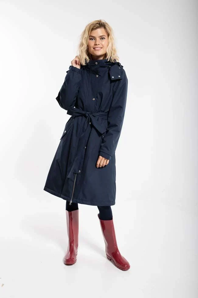 Danefae Winter Regenjas Dames Bornholm Donkerblauw