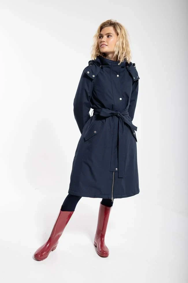 Danefae Winter Regenjas Dames Bornholm Donkerblauw