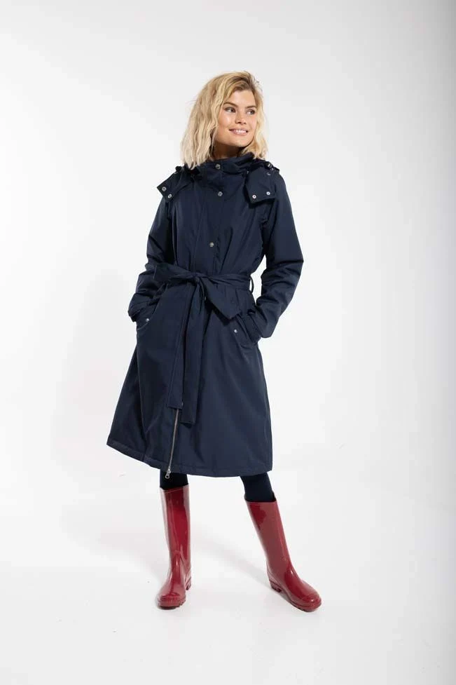 Danefae Winter Regenjas Dames Bornholm Donkerblauw