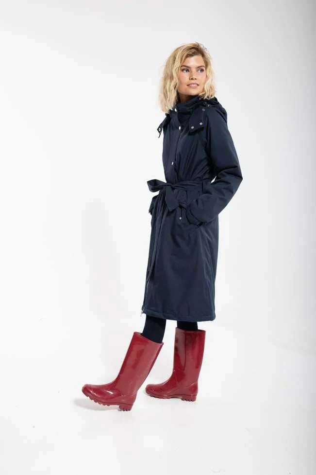 Danefae Winter Regenjas Dames Bornholm Donkerblauw