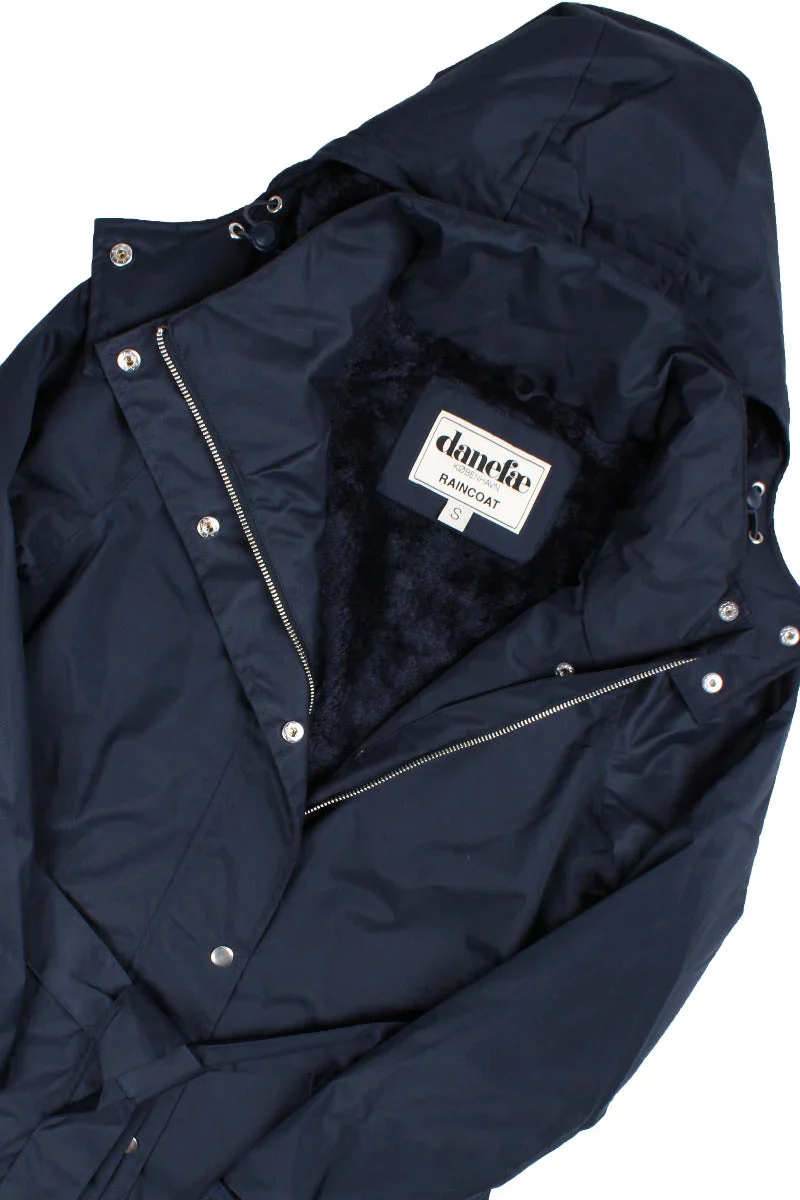 Danefae Winter Regenjas Dames Bornholm Donkerblauw