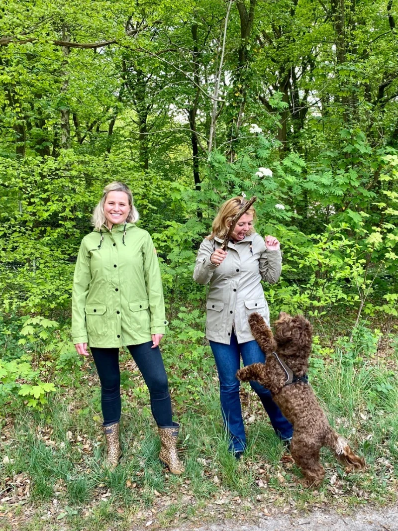 Derbe Regenjas Dames Peninsula Minidots Lichtgroen *Laatste maat 36*