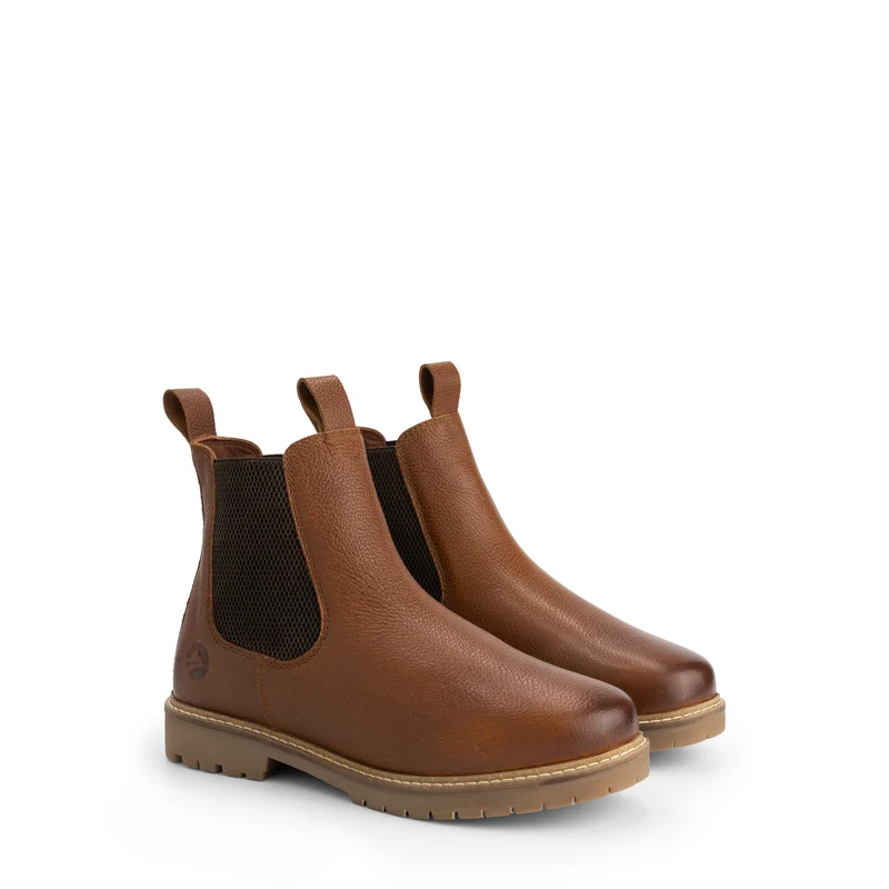 Romstad Damen - Chelsea boots - Wolle gefüttert - Cognac