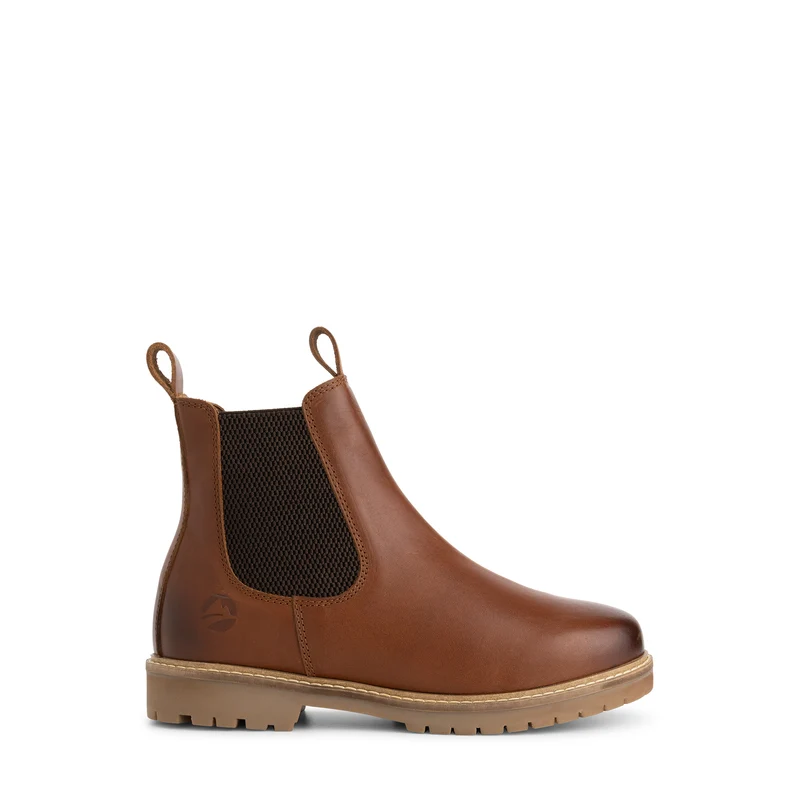 Ringsaker Damen - Chelsea boots - Wolle gefüttert - Cognac