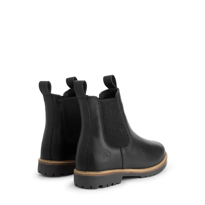 Ringsaker Damen - Chelsea boots - Wolle gefüttert - Schwarz