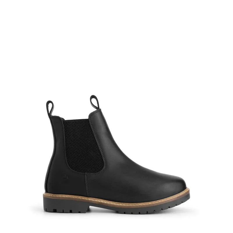 Ringsaker Damen - Chelsea boots - Wolle gefüttert - Schwarz
