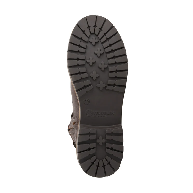 Kongsmark Damen - Schnürboots - Wolle gefüttert - Braun