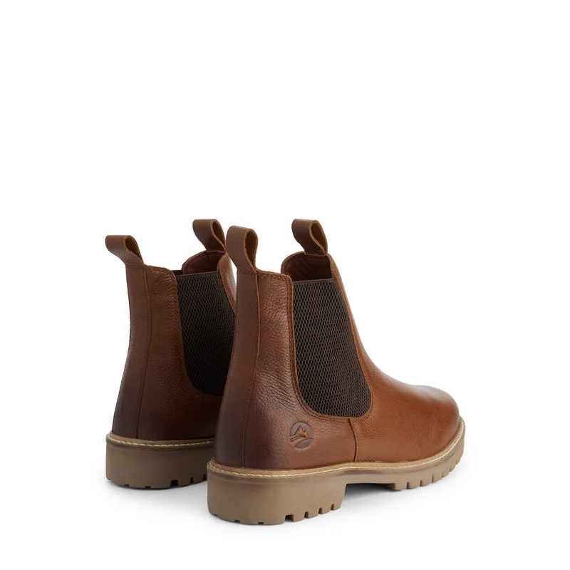 Sirdal Herren - Chelsea boots - Wolle gefüttert - Cognac