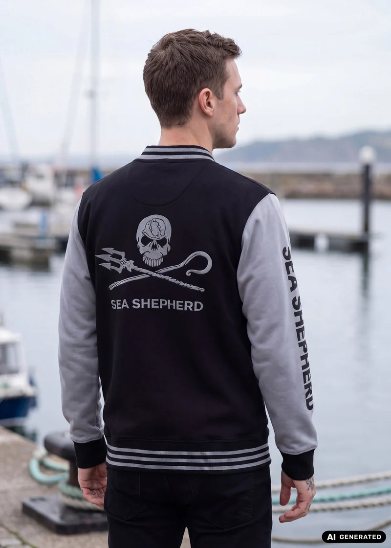 Unisex Collegejacke Jolly Roger