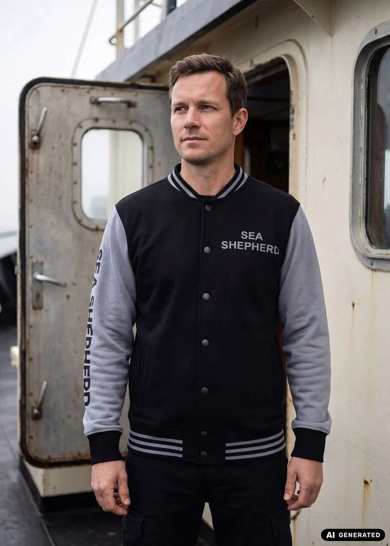 Unisex Collegejacke Classic-Logo