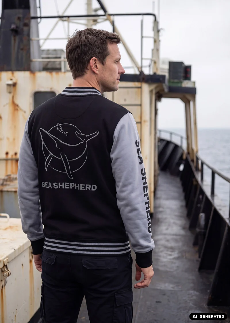 Unisex Collegejacke Classic-Logo
