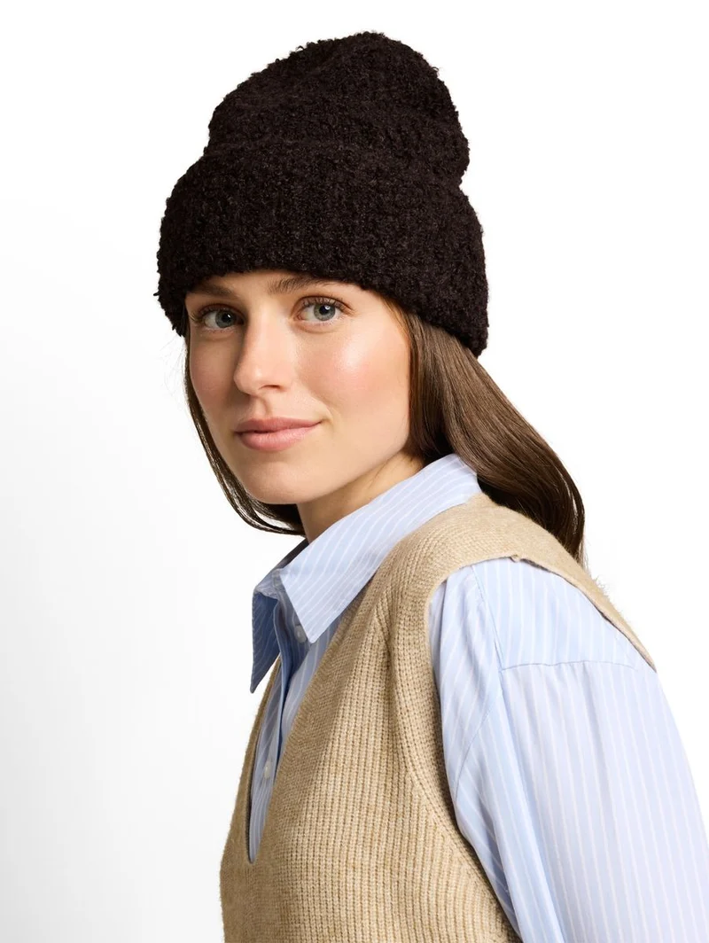 Bouclé Beanie Mütze