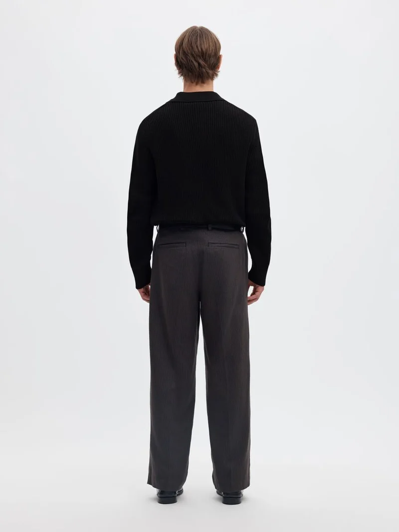 SLMPIM LS KNIT POLO CAMP
