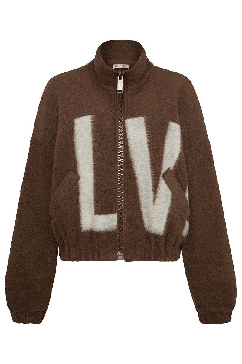 Jacke LVBRGN in brown/ creme