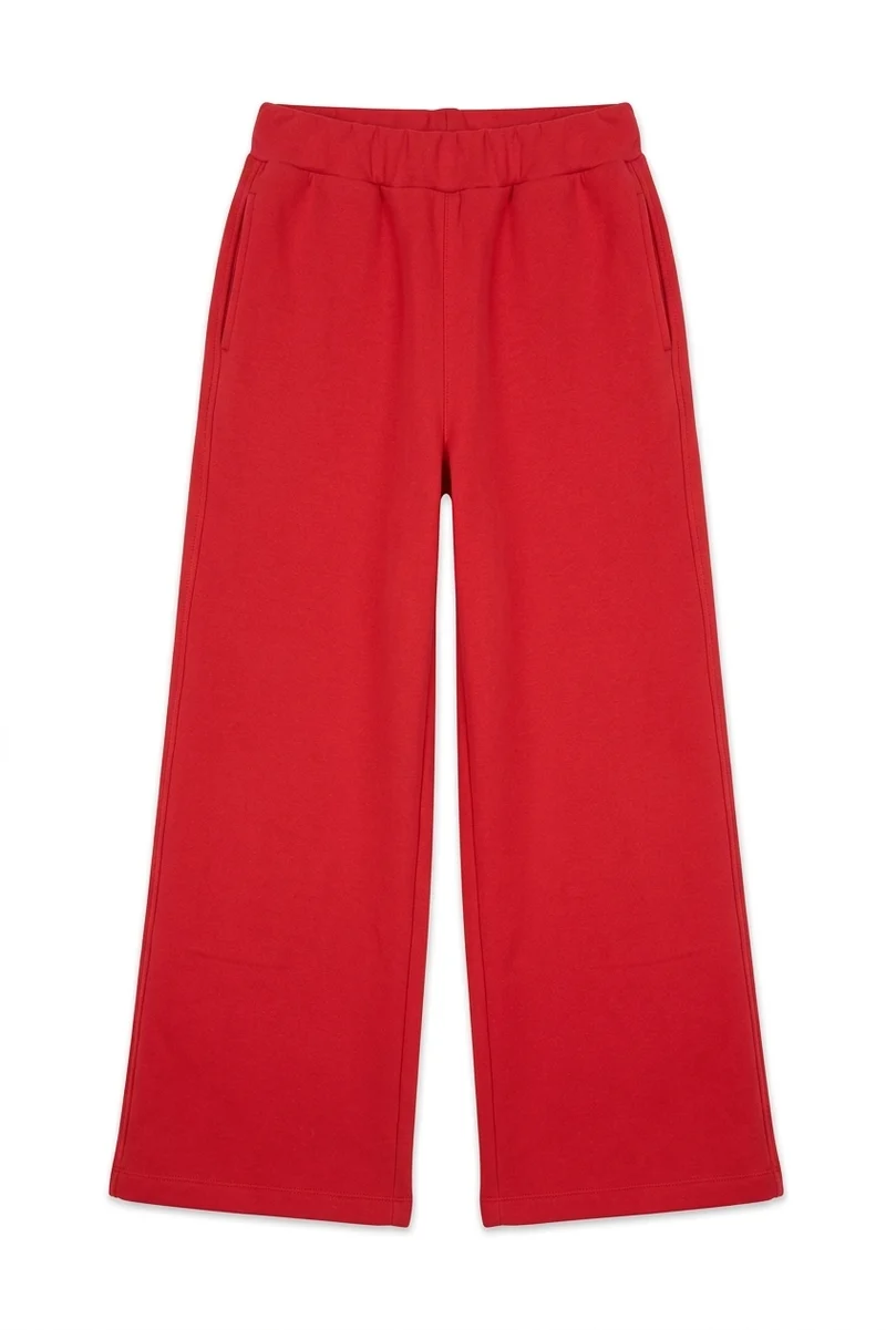 Pants old school in strong red