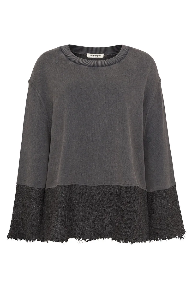 Sweater Open Knit in black