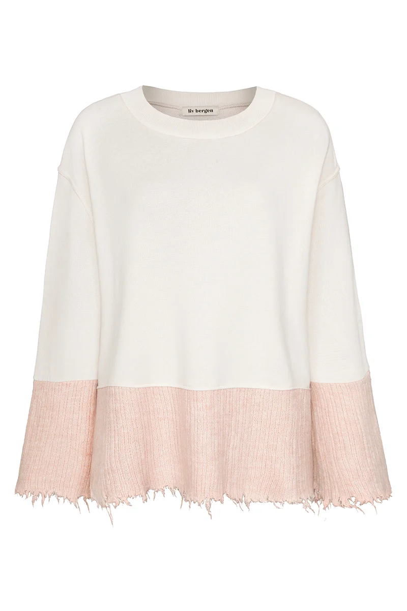 Sweater Open Knit in cream