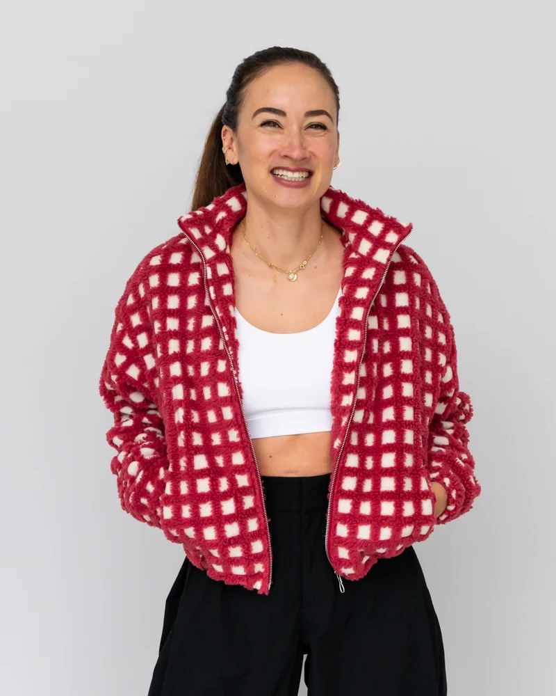 Teddy Übergangsjacke (Cropped)